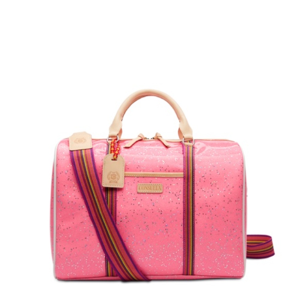 Consuela Pink Sparkle jetsetter Travel Bag